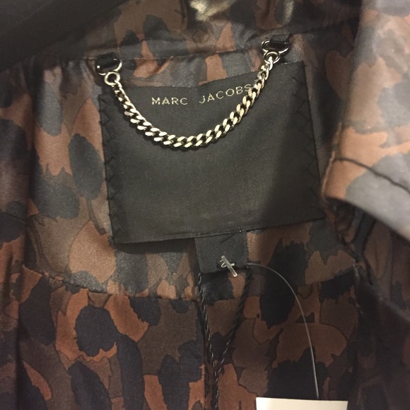 Marc Jacobs Leopard-Print Silk Trench - Picture 4 of 7